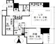 ワールドシティタワーズ B-3003 間取り図