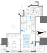 ズーム信濃町 1204 間取り図