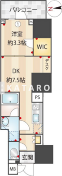 ズーム信濃町 403 間取り図