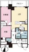 パークタワー西新宿 3413 間取り図