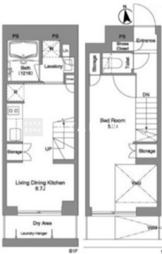 コンフォリア戸越公園 104 間取り図