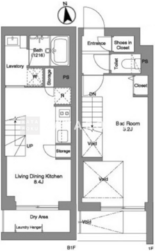 コンフォリア戸越公園 108 間取り図