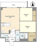 グランカーサ尾久 101 間取り図