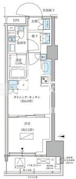 パークアクシス品川天王洲アイル 414 間取り図