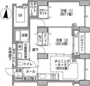 東雲キャナルコートCODAN 14-402 間取り図