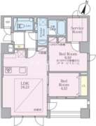 セレーネ御殿山 201 間取り図