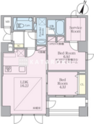 セレーネ御殿山 401 間取り図