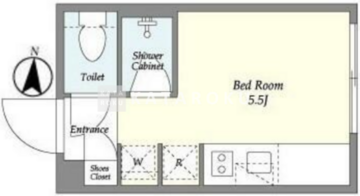 ガーデンレジデンス恵比寿 208 間取り図