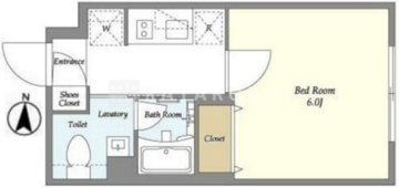ガーデンレジデンス恵比寿 104 間取り図