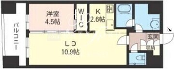エスティメゾン銀座 608 間取り図