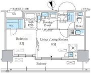 パークアクシス東陽町・親水公園 602 間取り図
