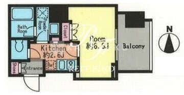 スタイリオ蒲田 403 間取り図