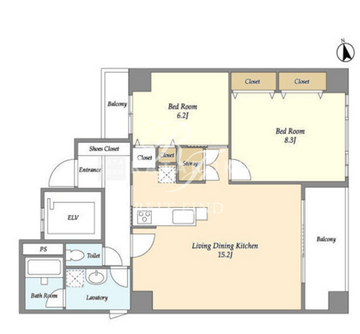 クリストファーヒルズ 901 間取り図