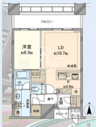 白金ザ・スカイ W-818 間取り図