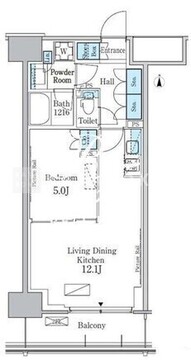 パークアクシス新宿百人町 513 間取り図