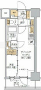 リビオメゾン西麻布 204 間取り図