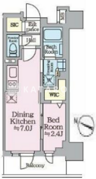 リビオメゾン西麻布 302 間取り図