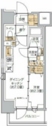 リビオメゾン西麻布 405 間取り図