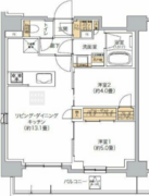 リビオメゾン西麻布 1103 間取り図