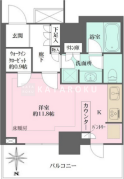 浅草タワー 801 間取り図