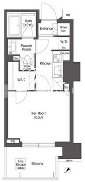コンフォリア新中野 303 間取り図