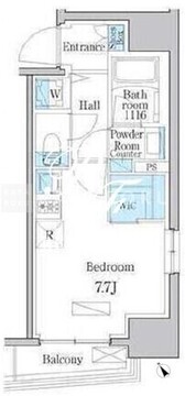 デュオフラッツ日本橋水天宮 1003 間取り図