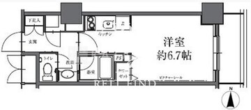 HF駒沢公園レジデンスタワー 2705 間取り図