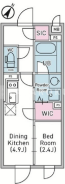 デュオメゾン渋谷松濤 202 間取り図
