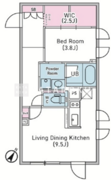 デュオメゾン渋谷松濤 201 間取り図