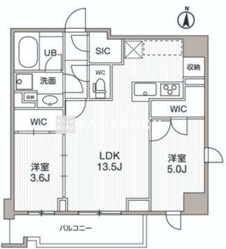 シーズンフラッツ両国サウス 901 間取り図