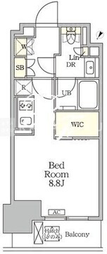 ザ・パークハビオ大森山王 807 間取り図