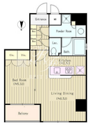 リエゾン銀座一丁目 701 間取り図