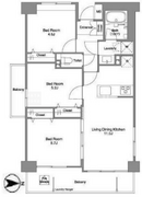 コンフォリア西荻北 504 間取り図