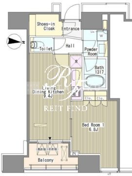 ホワイトタワー浜松町 2008 間取り図