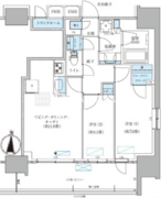 パークアクシス西大島コンフォートスクエア 1407 間取り図