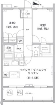ヒューリックコート雪が谷 315 間取り図