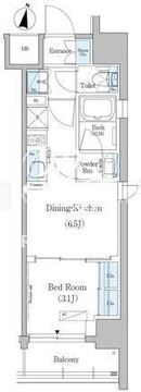 アーバネックス浅草 604 間取り図