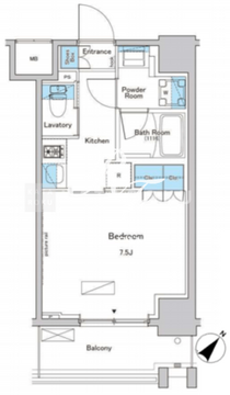 ルフォンプログレ南大塚 1102 間取り図