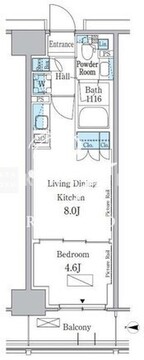 パークアクシス新宿百人町 321 間取り図