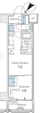 NL新中野レジデンス 602 間取り図