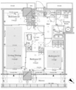 ザ・タワー十条 3114 間取り図