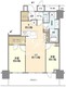 ザ・タワー十条 2804 間取り図