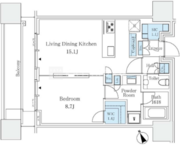 麻布台ヒルズレジデンスＢ棟 2814 間取り図