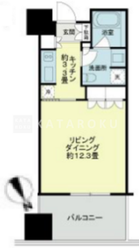 麻布台ヒルズレジデンスＢ棟 2902 間取り図