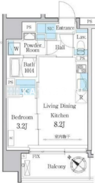 デュオメゾン文京白山 501 間取り図