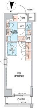 オルタナ菊川1 508 間取り図