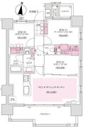 ディームス木場 603 間取り図