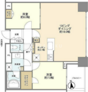 シティタワーズ豊洲ザシンボル 3501 間取り図