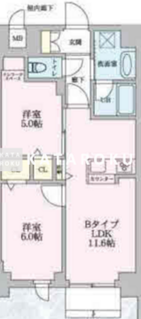 MZ RESIDENCE RYOGOKU 502 間取り図