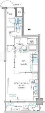 パークアクシス文京本郷 610 間取り図